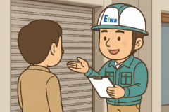 エイワくん説明中