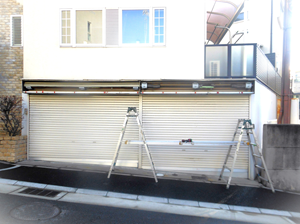 シャッター自動化②施工前