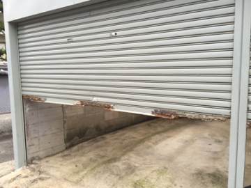 シャッター部分修理②前