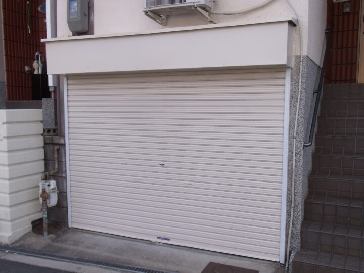 株式会社エイワシャッター此花区　ガレージシャッター取替え工事の画像