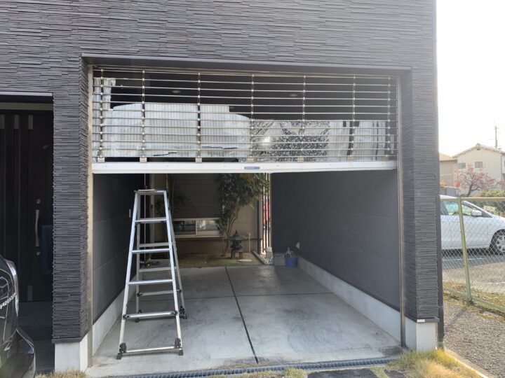 株式会社エイワシャッター 羽曳野市 パイプカーテン取替え修理の画像