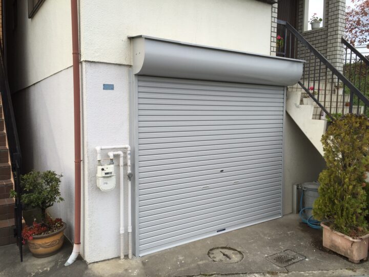 平野区　株式会社エイワシャッター　軽量シャッター取替え工事の画像