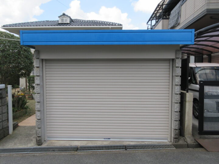 株式会社エイワシャッター　富田林市　電動シャッター取替え工事の画像