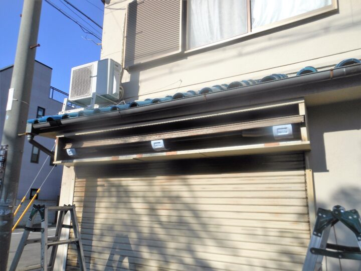 天王寺区　株式会社エイワシャッター　巻取りシャフト取替え修理の画像