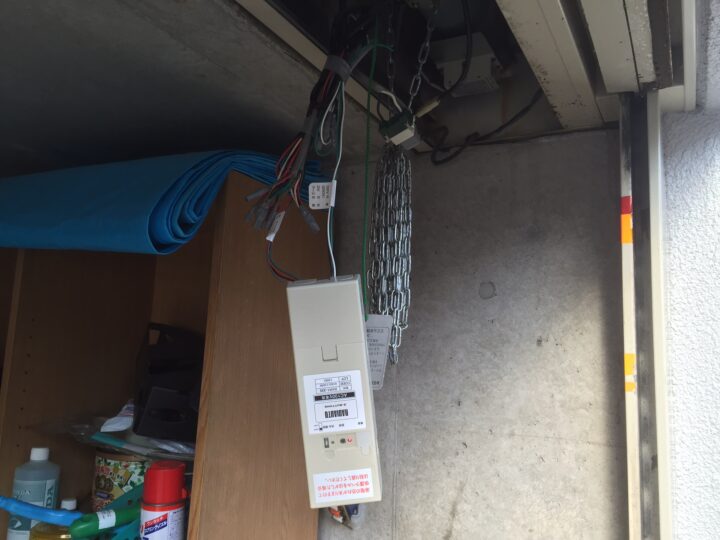 株式会社エイワシャッター　住吉区　リモコン装置取替え修理の画像