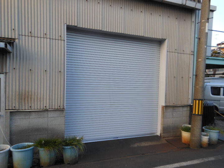 西淀川区　株式会社エイワシャッター　ガレージシャッター取替えの画像