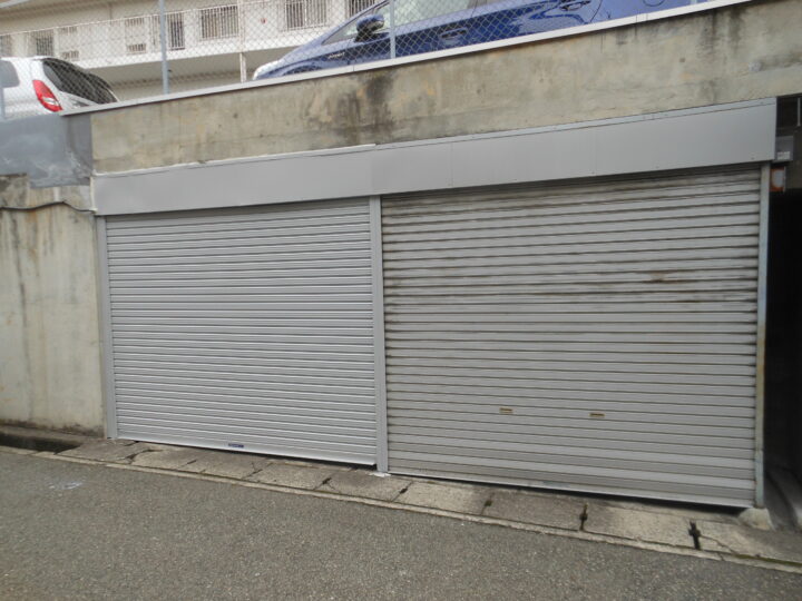 吹田市　株式会社エイワシャッター　電動シャッター取替え工事の画像