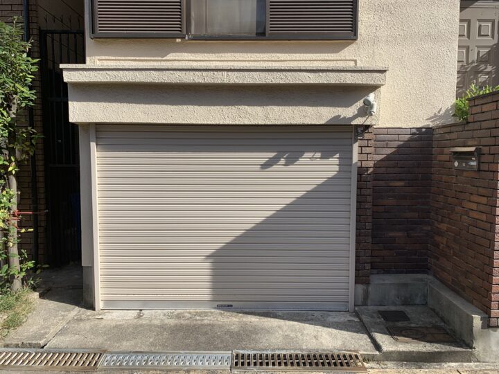 株式会社エイワシャッター 住吉区 電動シャッター取替え工事の画像