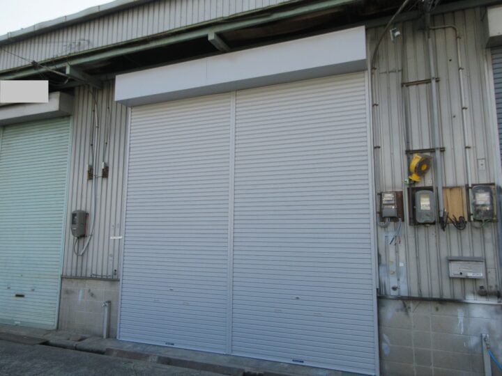 東住吉区 株式会社エイワシャッター 工場軽量シャッター工事の画像
