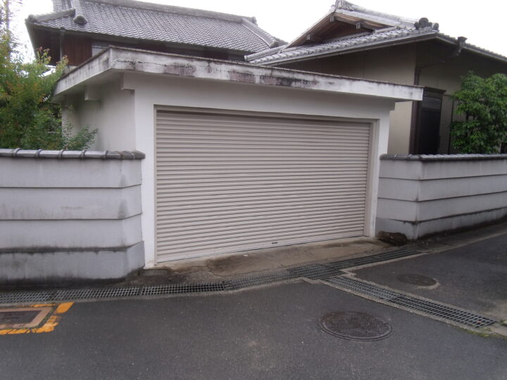 株式会社エイワシャッター　尼崎市　ガレージシャッター交換工事の画像