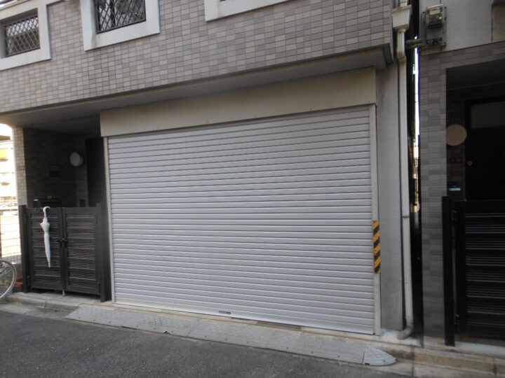 株式会社エイワシャッター　堺市西区　電動シャッター取替え工事の画像