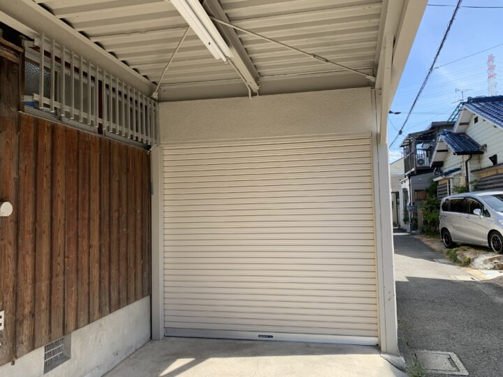 株式会社エイワシャッター　大東市　電動シャッター取替え工事の画像
