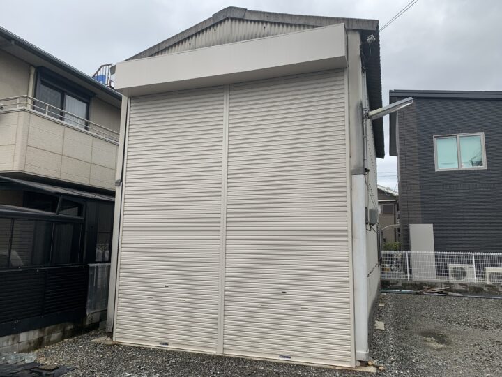 西淀川区 株式会社エイワシャッター 倉庫シャッター交換工事の画像