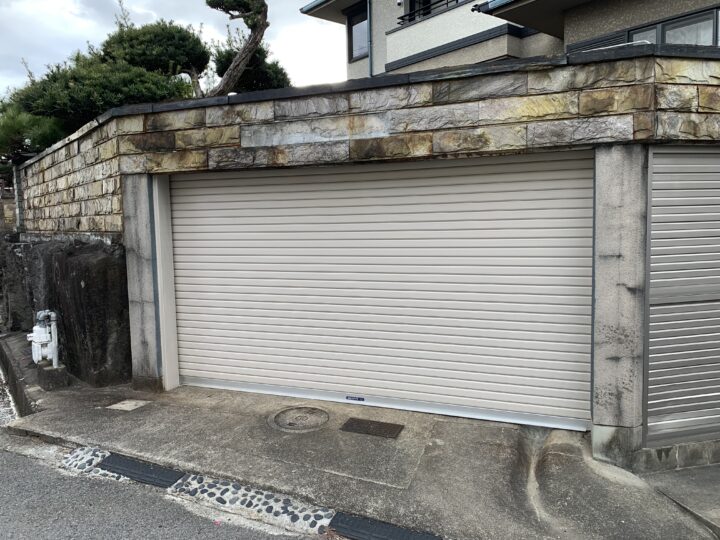 株式会社エイワシャッター 王寺町 電動シャッター取替え工事の画像