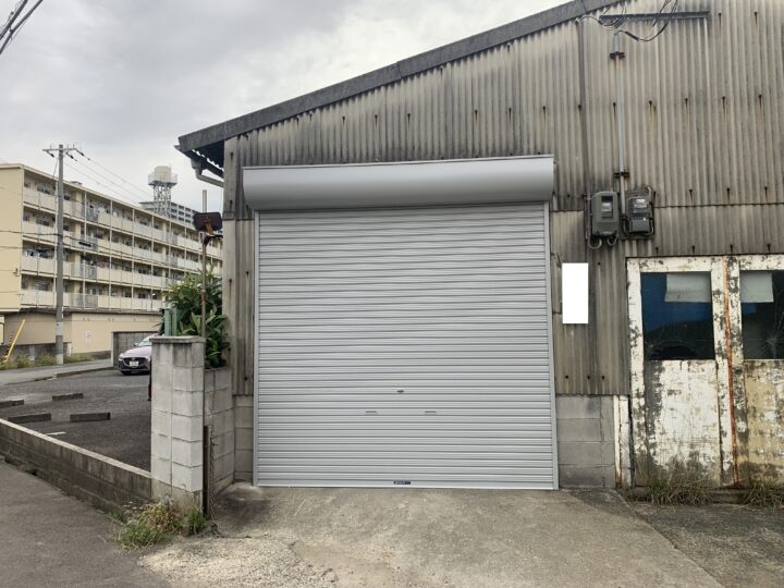 株式会社エイワシャッター　高石市　工場軽量シャッター取替工事の画像