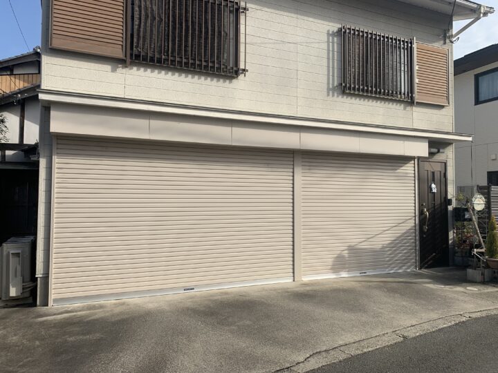堺市西区　株式会社エイワシャッター　電動シャッター交換工事の画像