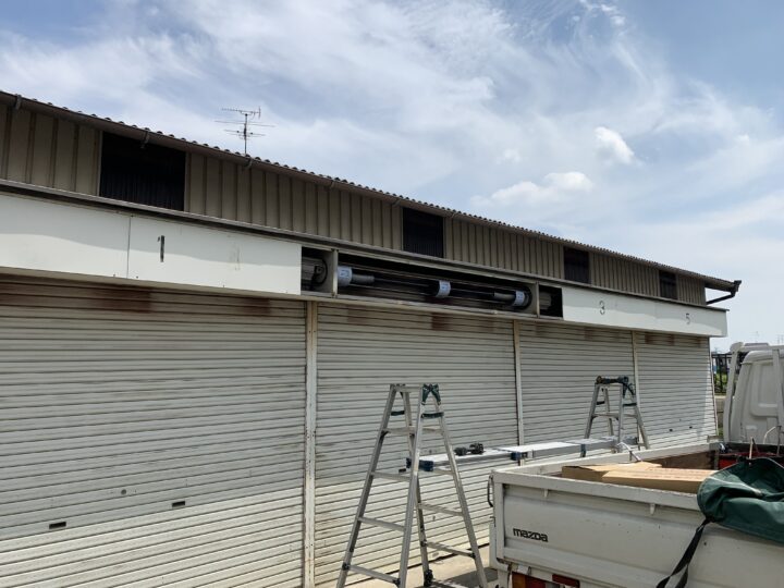 株式会社エイワシャッター　八尾市　巻取りシャフト取替え修理の画像