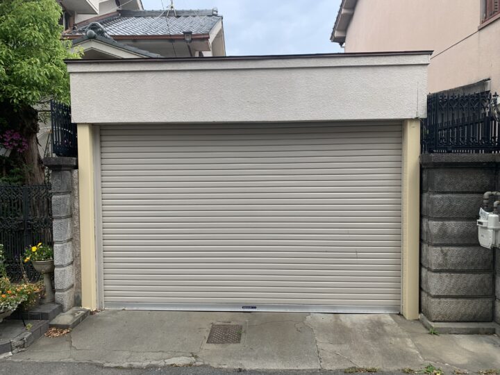 株式会社エイワシャッター 葛城市 電動シャッター取替え工事の画像