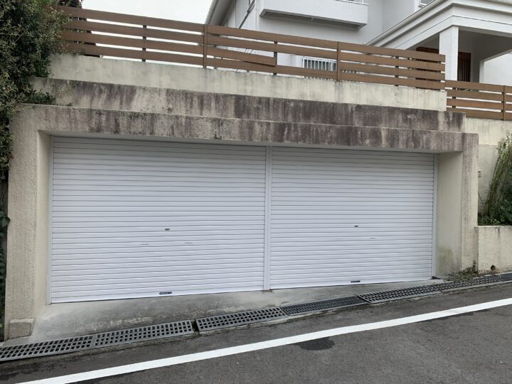 寝屋川市　株式会社エイワシャッター　車庫シャッター交換工事の画像